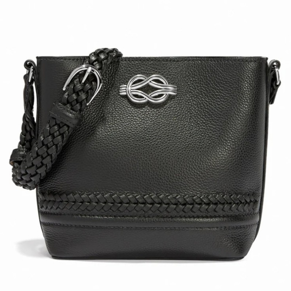 Brighton Small Black Bucket Bag - Picture 2 of 13